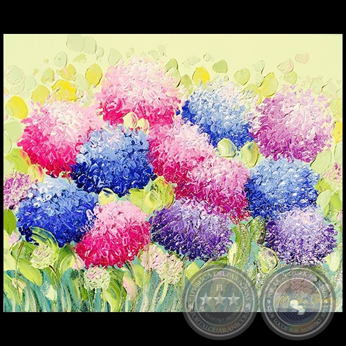Hortensias 1 - Obra de Mónica Guerra